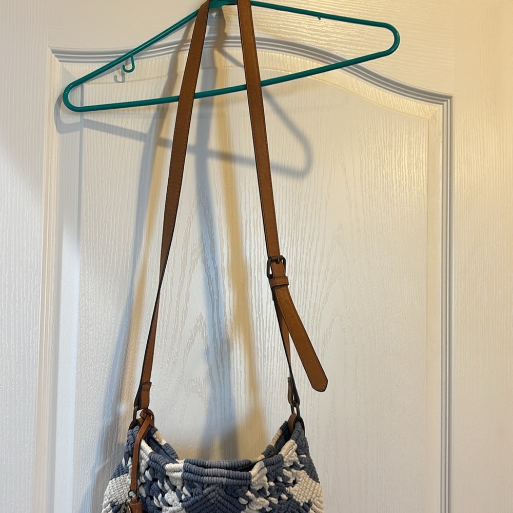 Lucky Brand Boho Macrame Crossbody - Picture 2 of 5